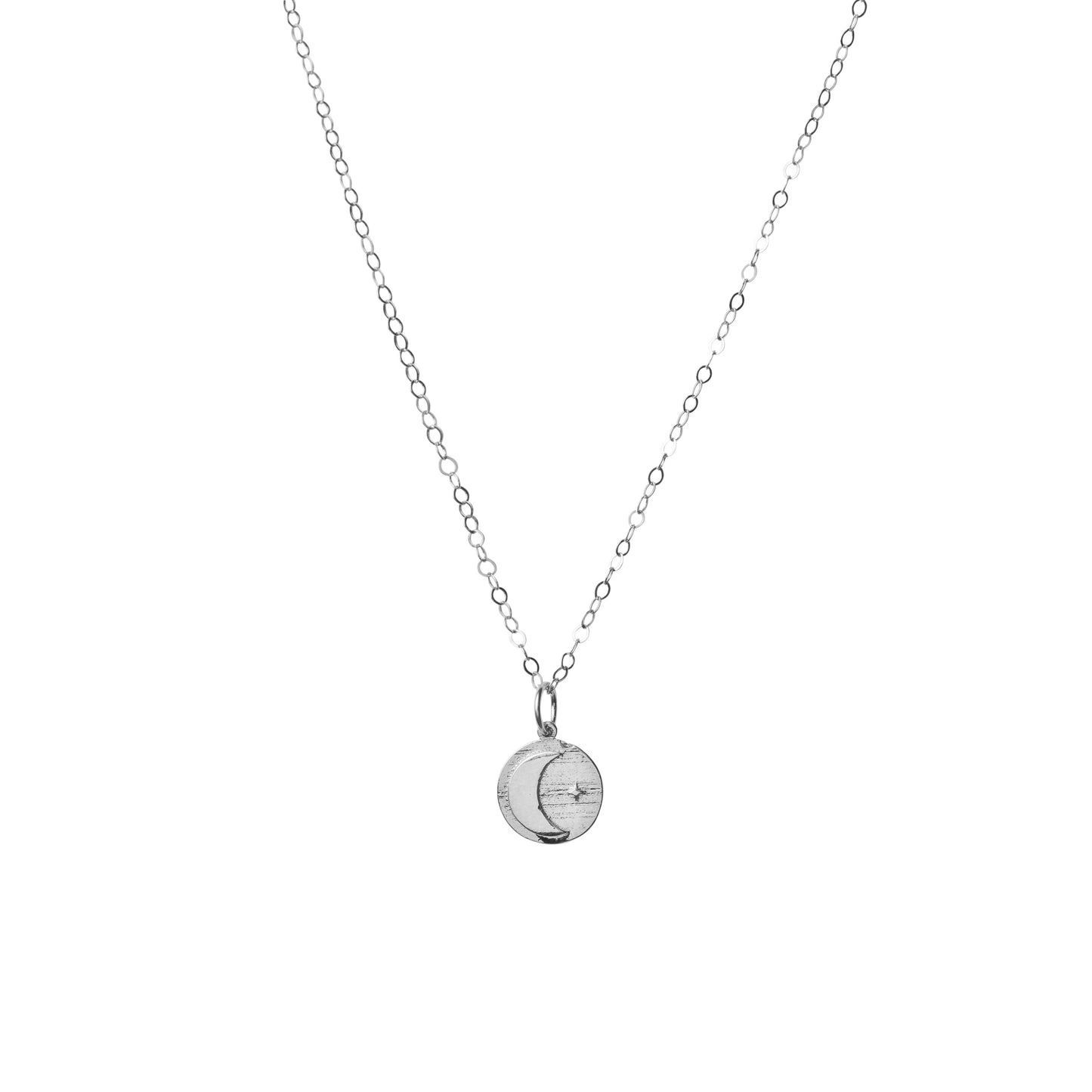 Mineral and Matter Astral Collection Silver Luna Necklace
