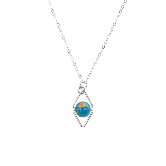 Mineral and Matter Deco Turquoise Necklace