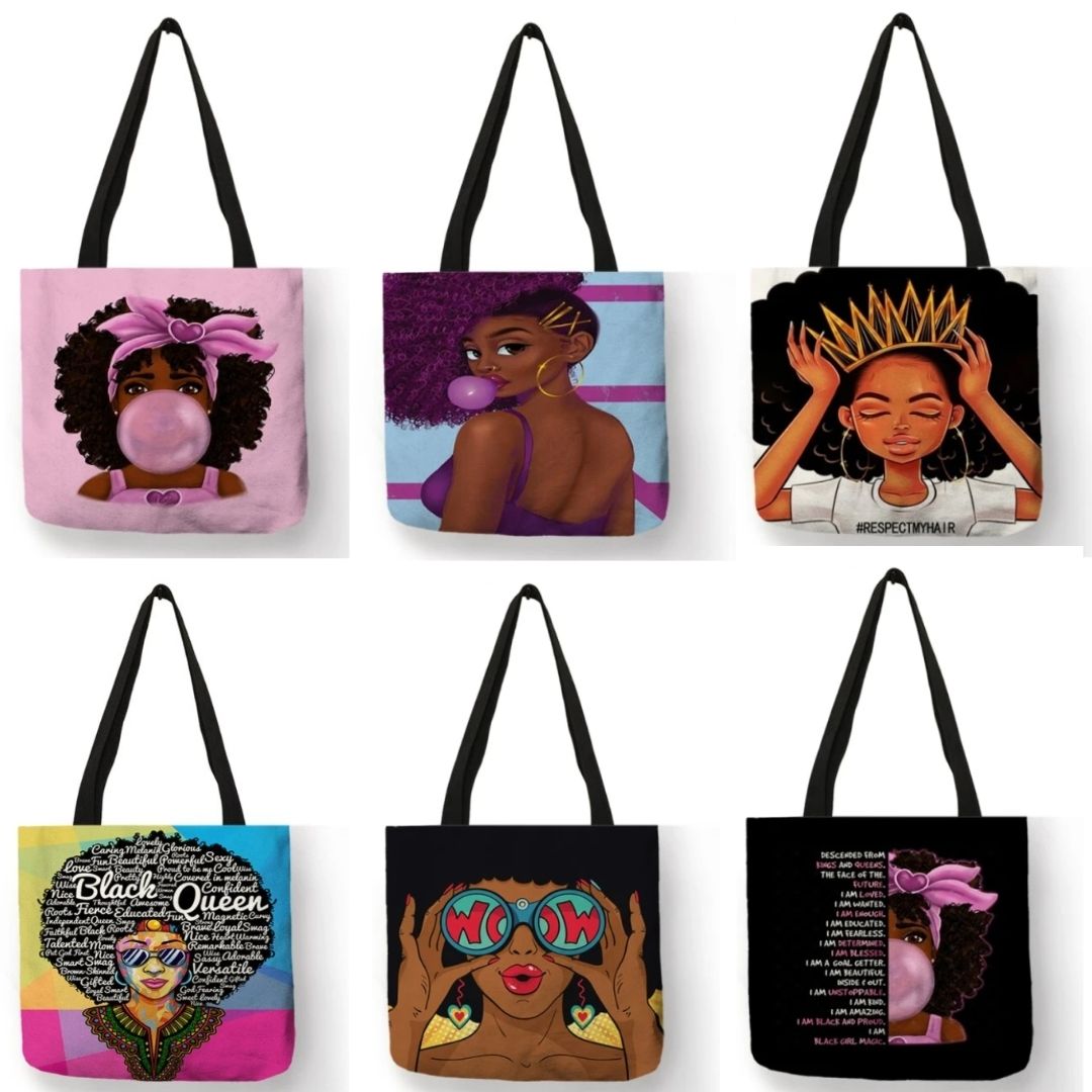 Large Eco Afrocentric Tote