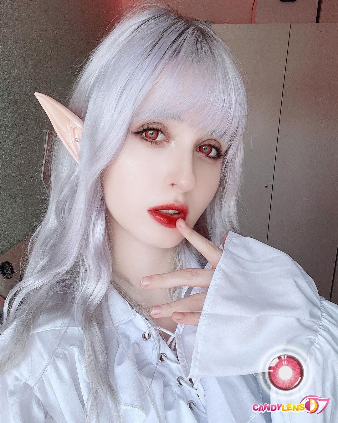 Sick Mary Vampire Red Cosplay Contacts