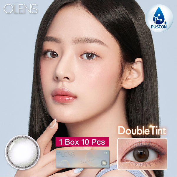 OLENS Double Tint One Day Gray Contact Lenses 10 Pack