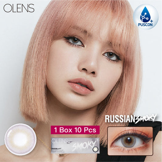 OLENS Russian Smoky One Day Gray Contact Lenses 10 Pack