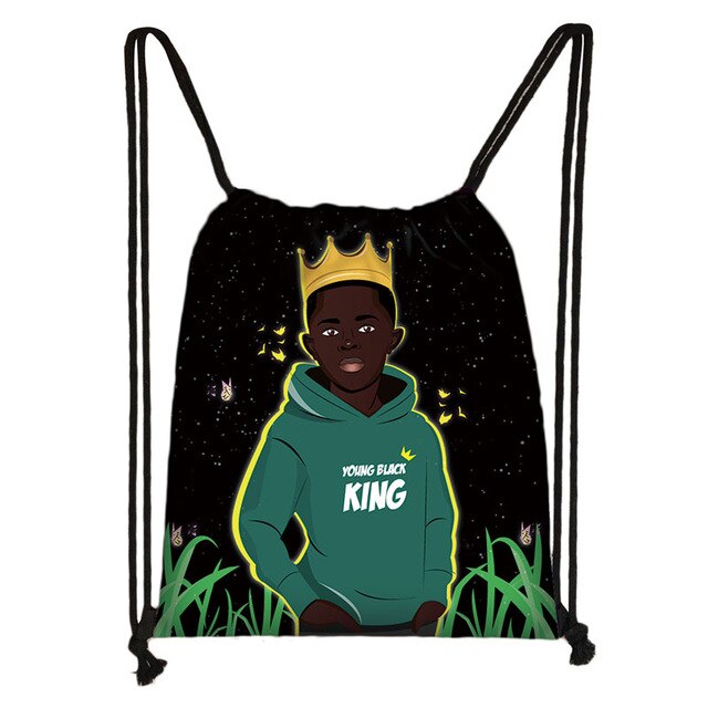 Afrocentric Boys  Drawstring Bag