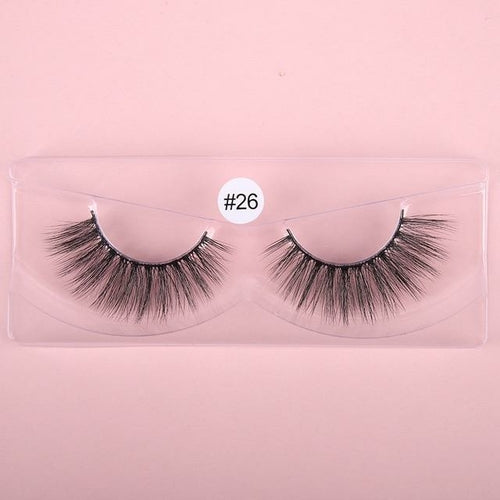 3D Mink Eyelashes Natural Silk Eyelashes: Wholesale