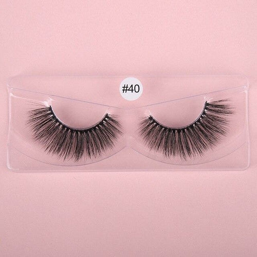 3D Mink Eyelashes Natural Silk Eyelashes: Wholesale