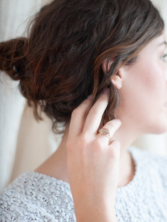 Rutilated Quartz Ring