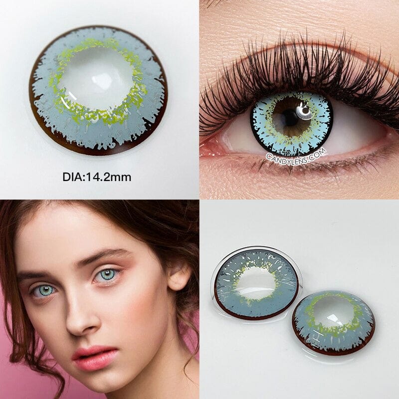 Queen Celeste Blue Cosplay Contacts