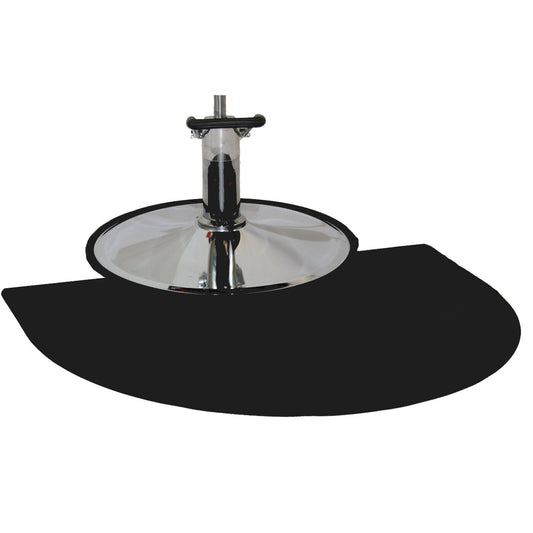 Semi circle salon mat 3x4x7/8