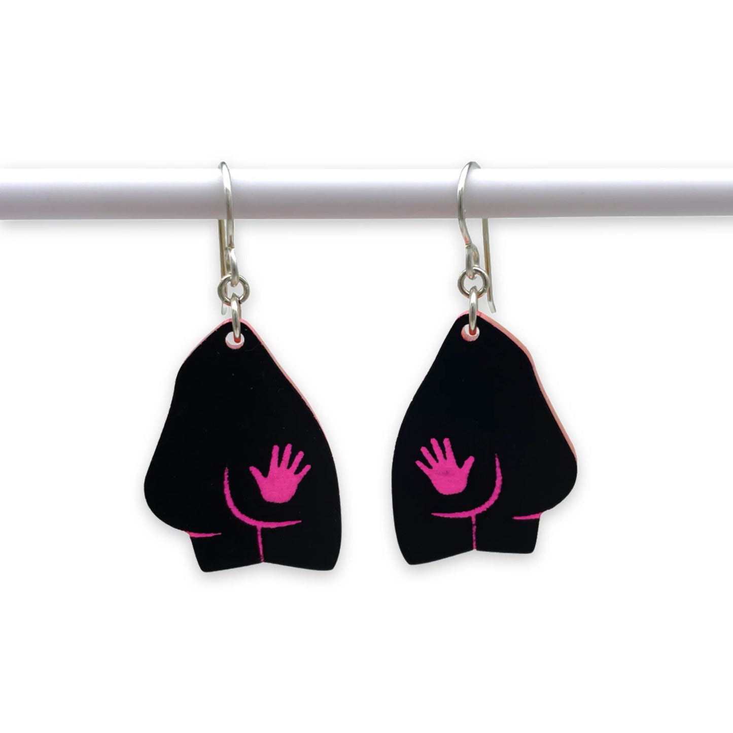 Marked Booty Acrylic Earrings