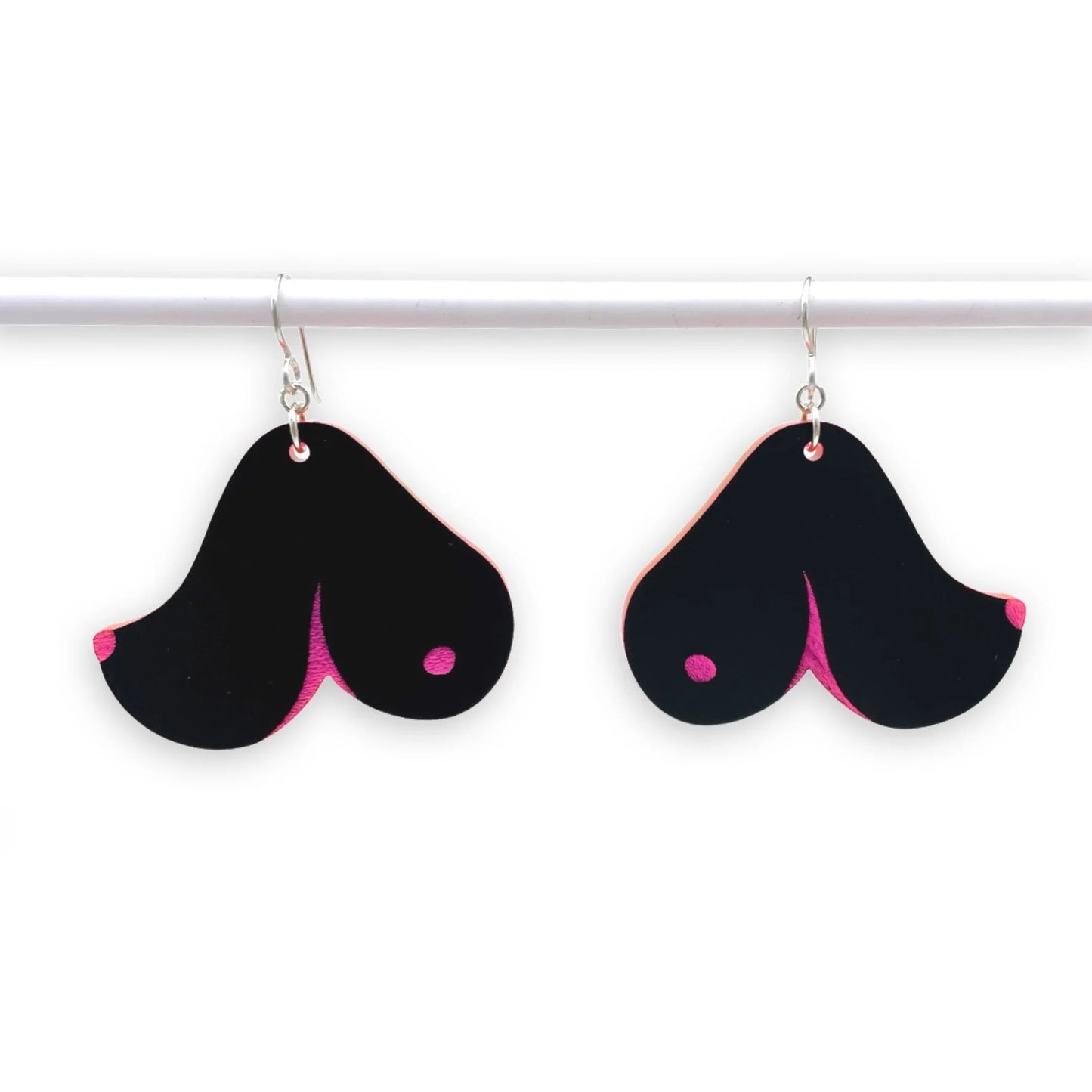 Acrylic Boob Earrings