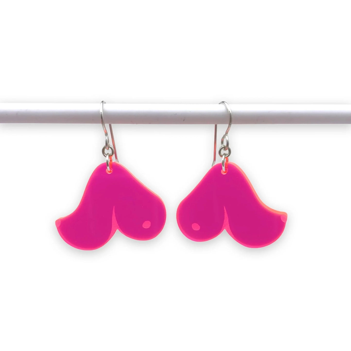 Acrylic Boob Earrings