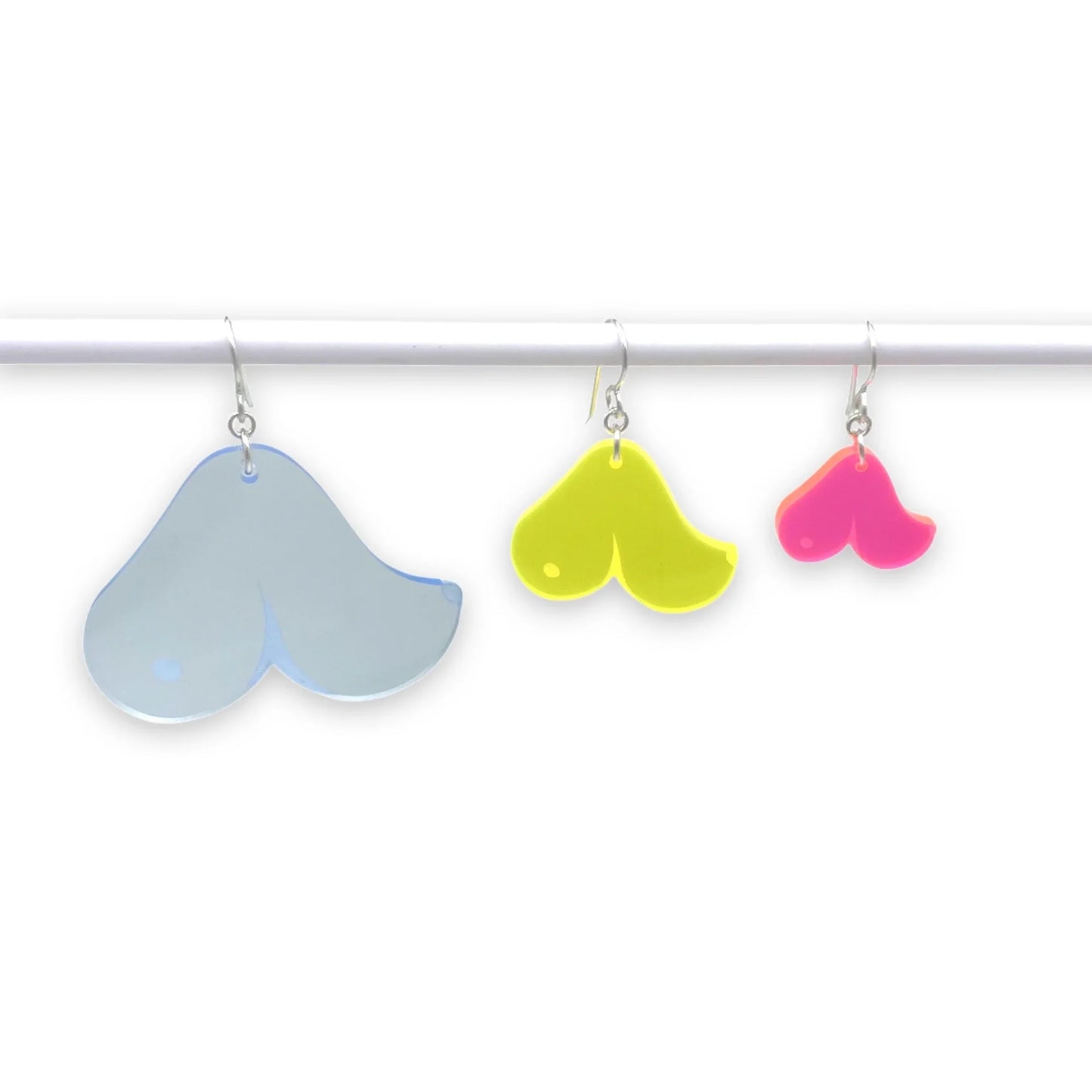 Acrylic Boob Earrings