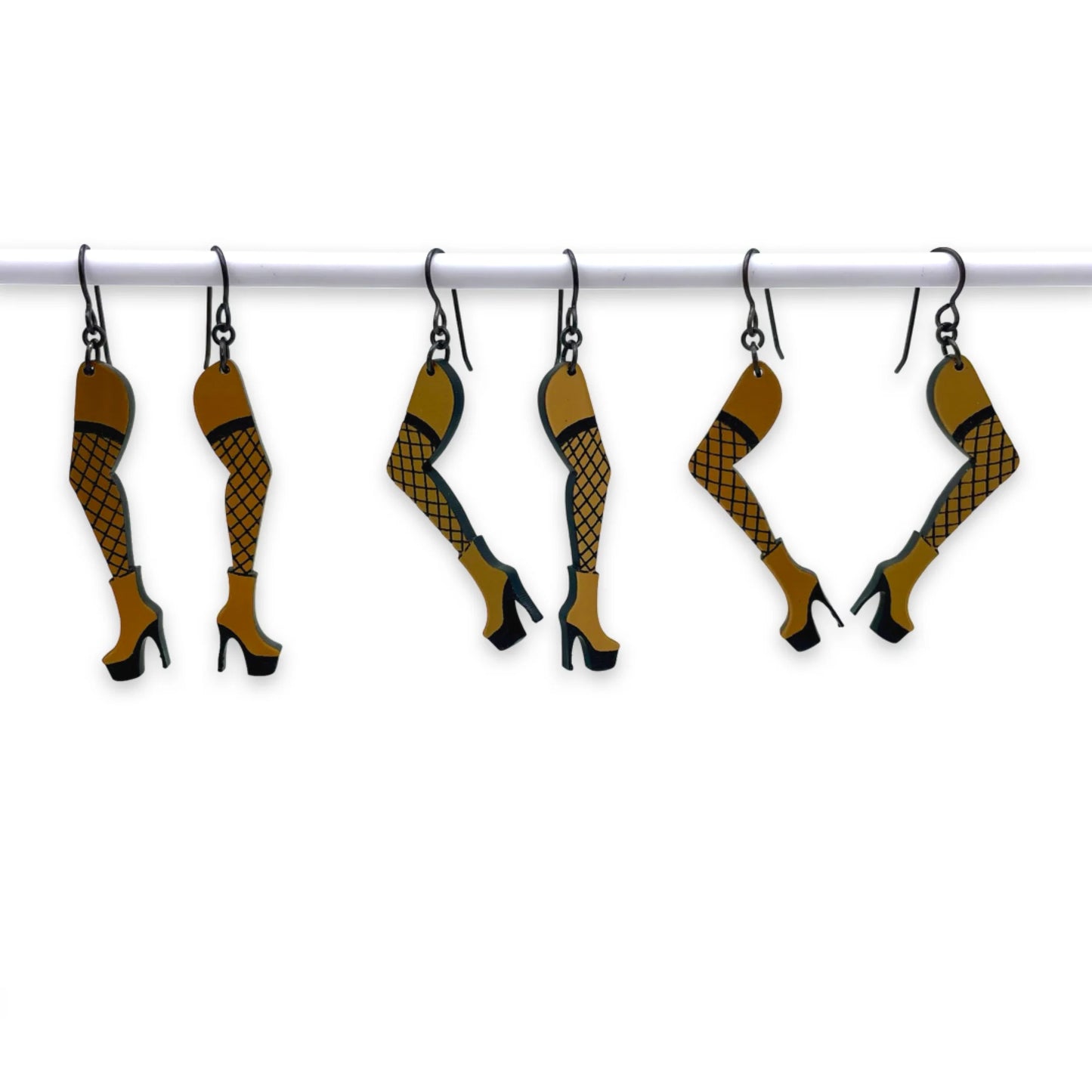 Dancer Legs Acrylic Earrings