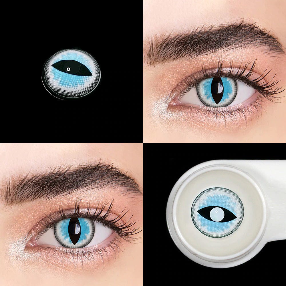 Catwoman Cat Eye Contact Lens For Halloween (0.00 only)
