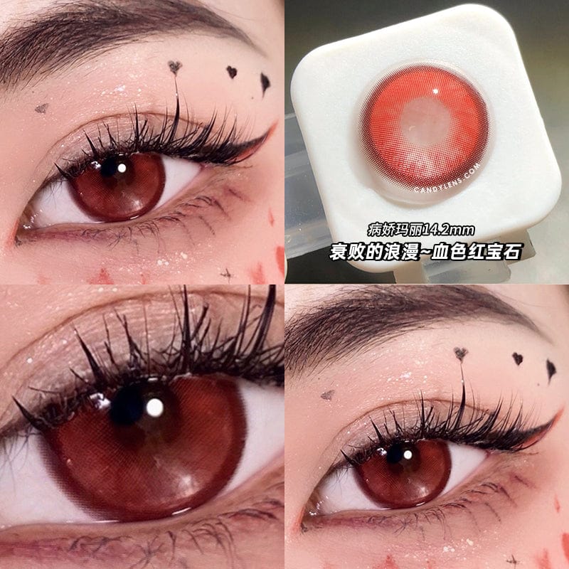 Sick Mary Vampire Red Cosplay Contacts
