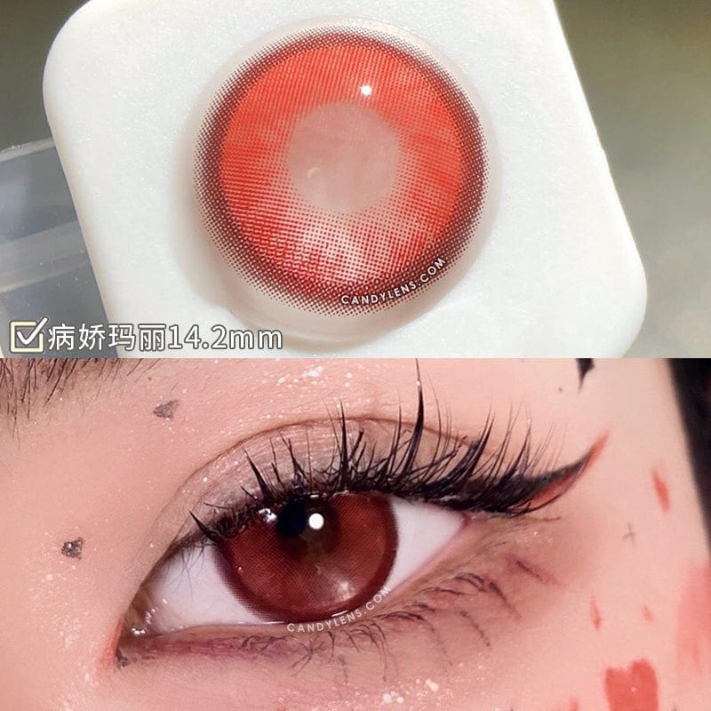 Sick Mary Vampire Red Cosplay Contacts