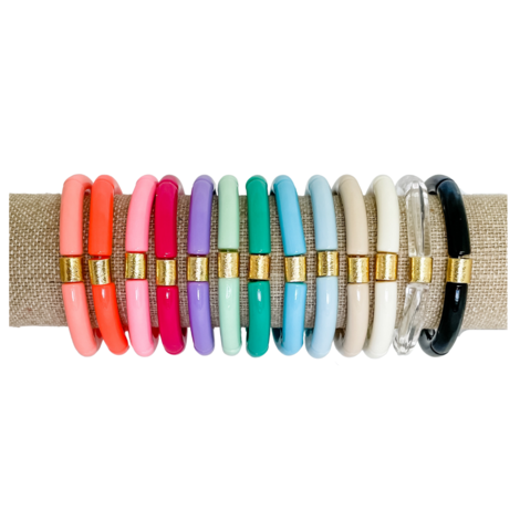 The Skinnies Bracelets with Gold Bars