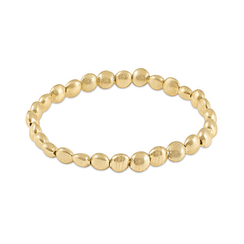 Extends - Honesty Gold 6mm Bead Bracelet