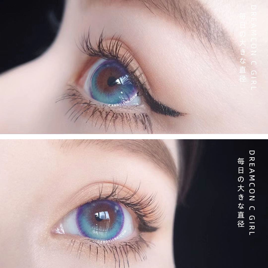 Comic Tears Blue Colored Contacts