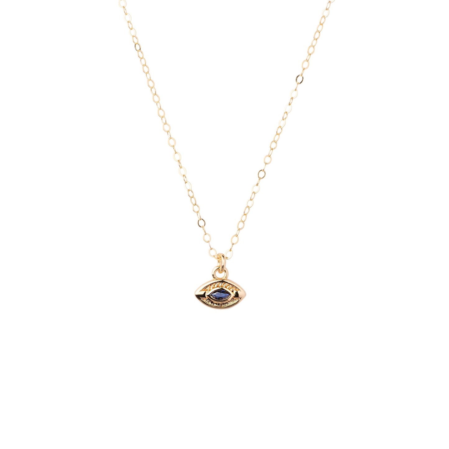 Mineral and Matter Evil Eye Necklace