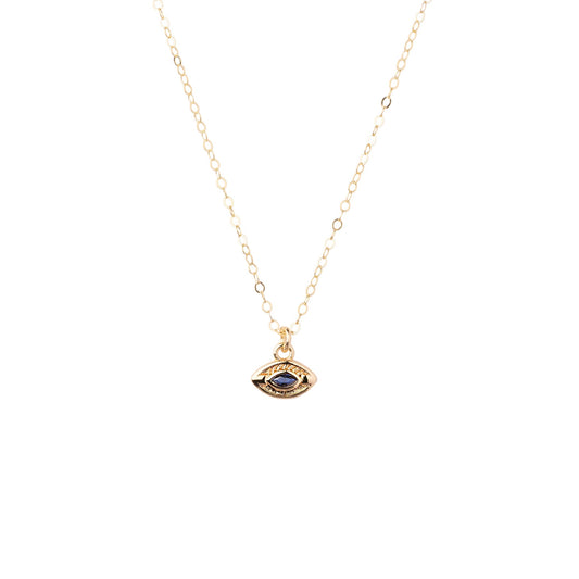 Mineral and Matter Evil Eye Necklace