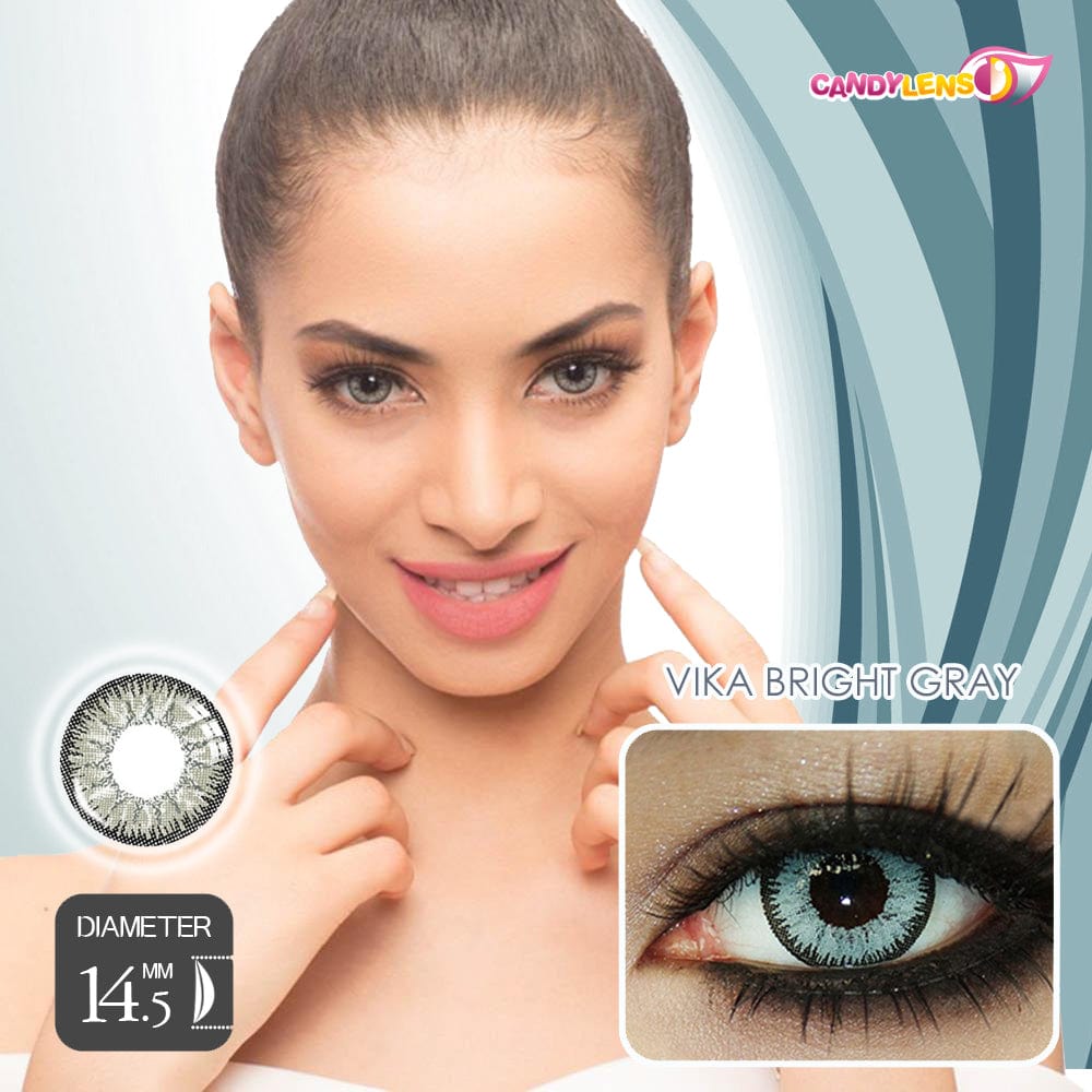 Vika Bright Gray Cosplay Color Lenses
