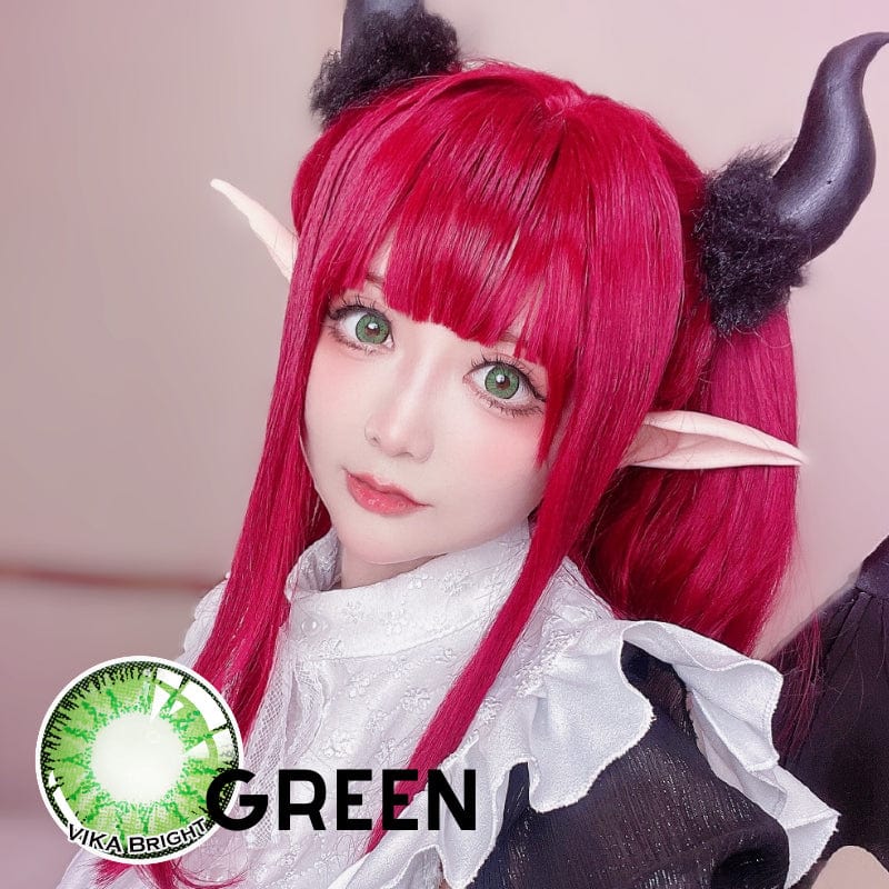 Vika Bright Green Cosplay Color Lenses
