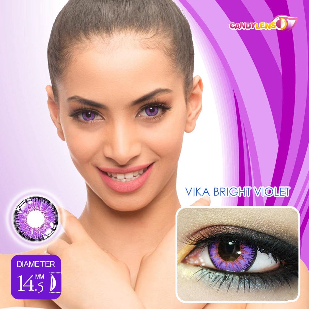 Vika Bright Violet Cosplay Color Lenses