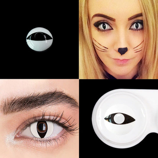 Catwoman Cat Eye Contact Lens For Halloween (0.00 only)